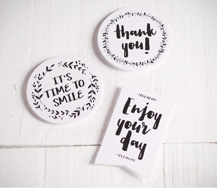 Gift stickers 'Happy'
