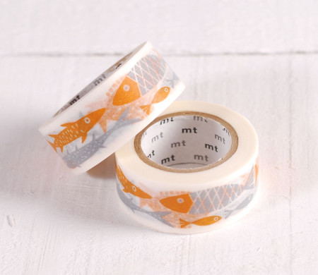 Washi Tape with Little Fish, to Decorate in a Fun Way!           