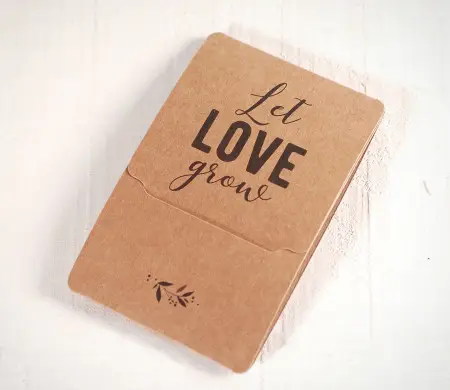 Seed Box To Give To The Guests | SelfPackaging