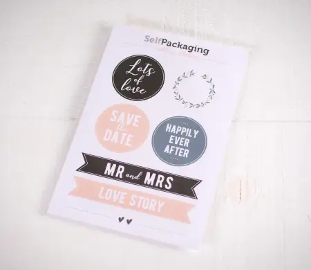 Pegatinas para Bodas ¡Mensajitos Llenos de Amor!