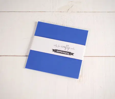 Cartulinas Vegetales Azul (16.5x16.5cm) | Selfpackaging