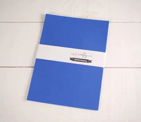 Blue A Construction Paper | SelfPackaging