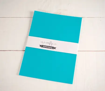Cartulinas Vegetales Turquesa (Tamaño A4) | Selfpackaging
