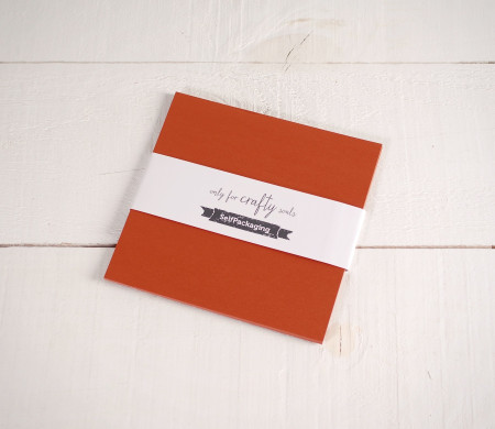Copper coloured 16.5x 16.5 cm Card