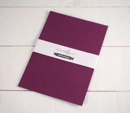 Cartulinas Sirio Color Vino (Tamaño A4) | Selfpackaging