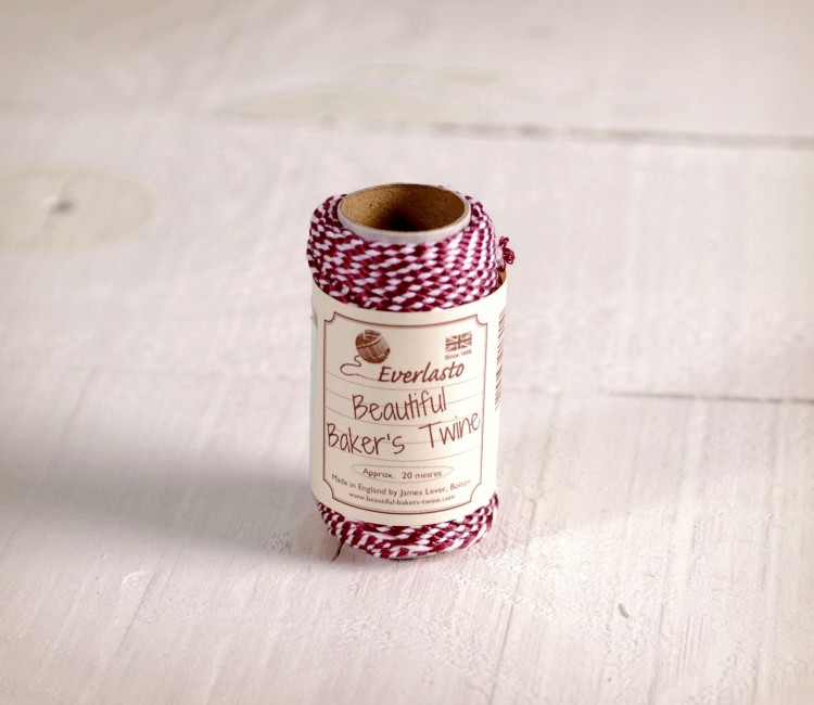 Cordino baker's twine bicolore in cotone per eleganti decorazioni Cordino baker's twine bicolore in cotone per eleganti decorazioni