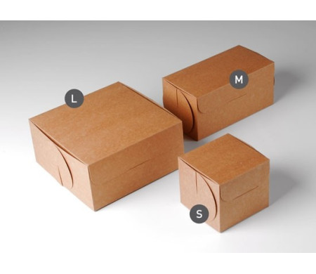 Caja para cupcakes. Pack de 25 unidades