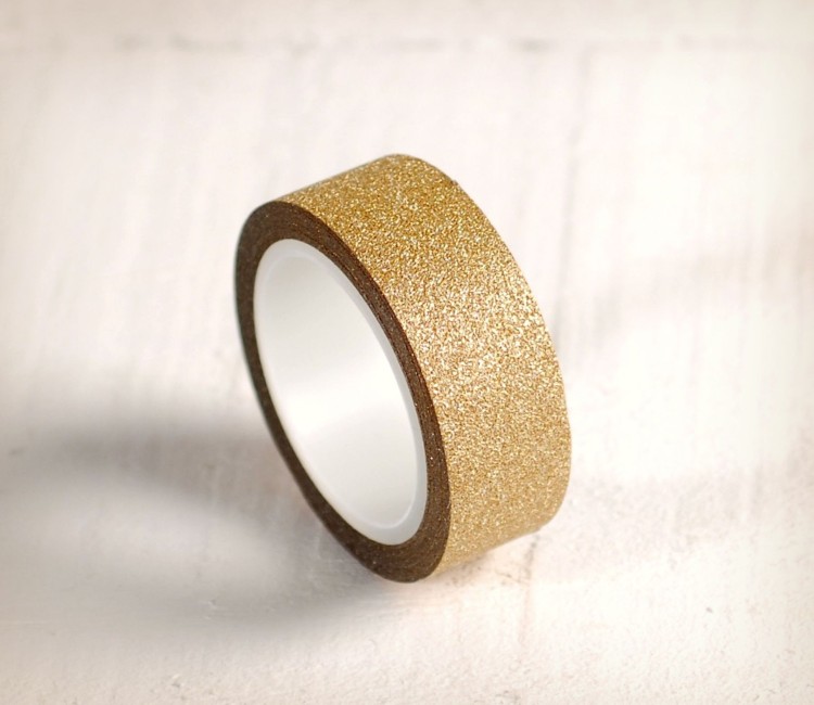 Rollo de washi tape con purpurina Rollo de washi tape con purpurina
