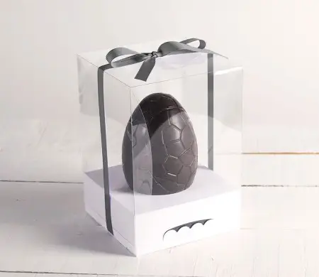 Box With Ribbon For Easter Eggs - SelfPackaging
