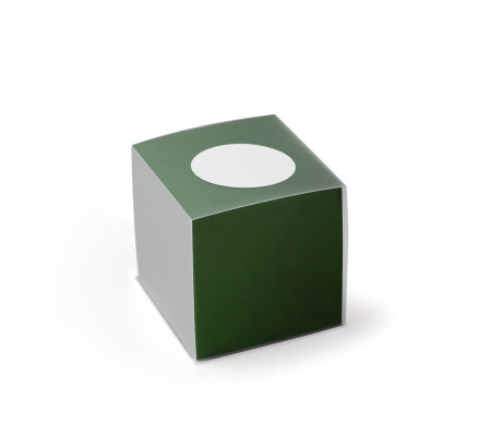 Caja de Cartón para Pequeños Regalos en Forma de Cubo