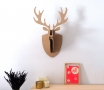 Cardboard reindeer head