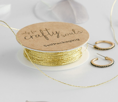 Gold cord for gifts