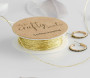 Gold cord for gifts