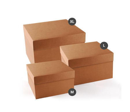 Gran caja de cartón perfecta para sombreros.