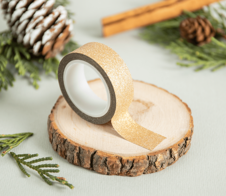 Glitter washi tape roll