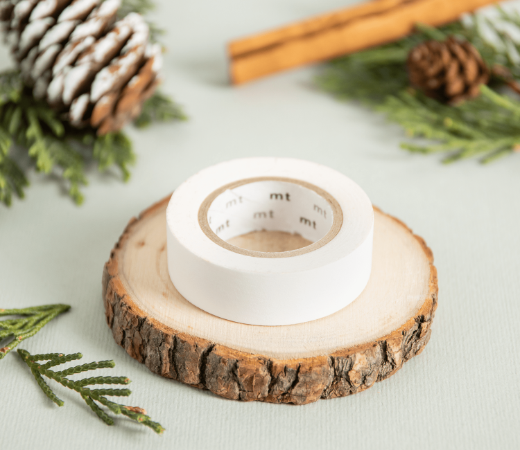 Washi tape bianco opaco Washi tape bianco opaco