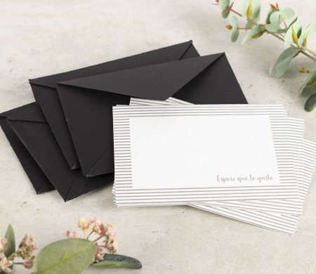 Pack de 5 sobres con tarjetas