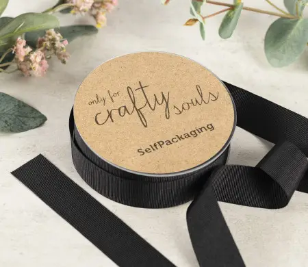Nastro Grosgrain Nero Largo | SelfPackaging