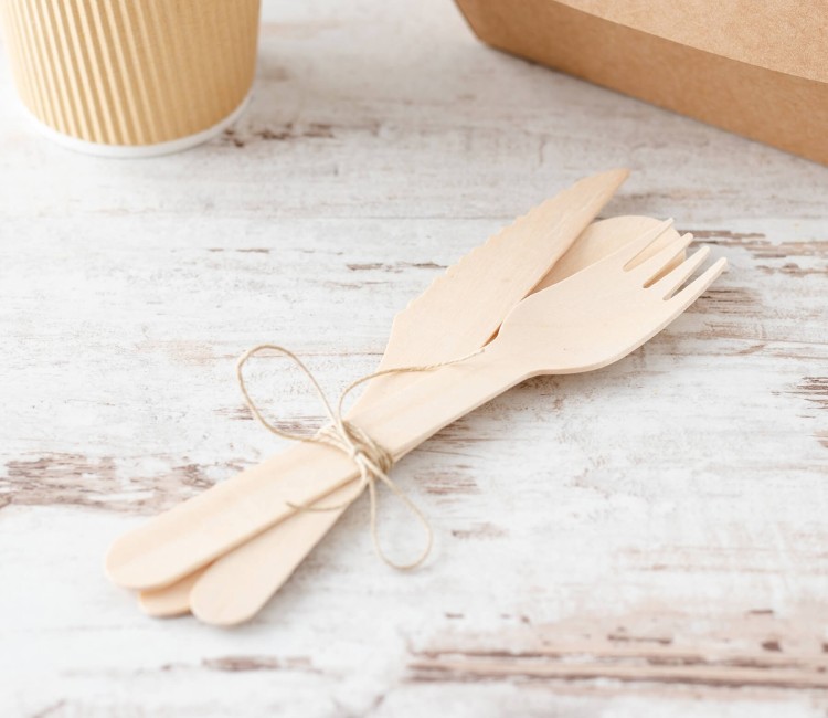Set de couverts en bois Set de couverts en bois