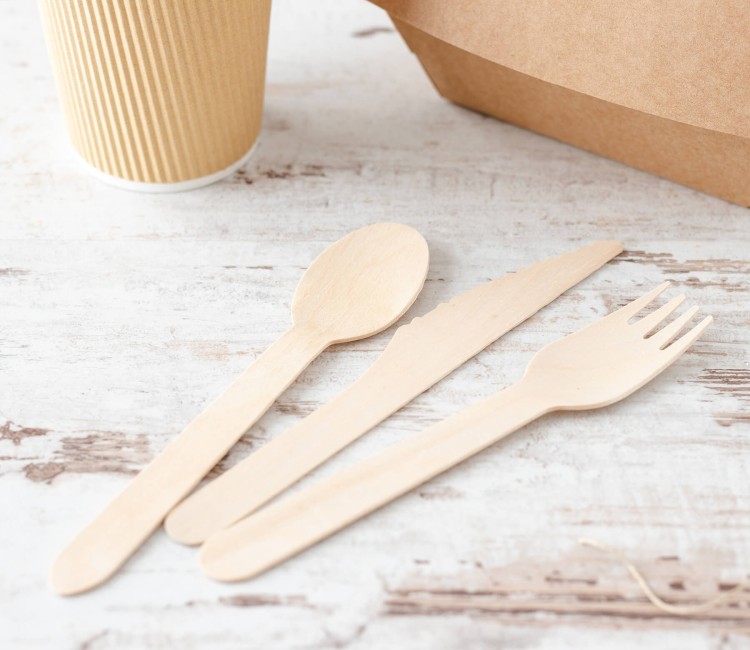 Set de couverts en bois Set de couverts en bois