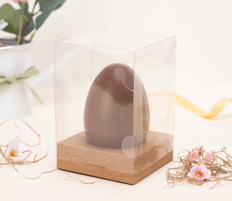 Cajas transparentes para un huevo de Pascua Cajas transparentes para un huevo de Pascua