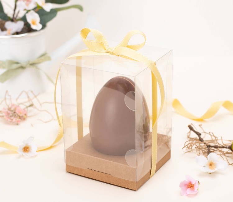 Caja Pequeña con Lazo para Huevo de Pascua Caja Pequeña con Lazo para Huevo de Pascua