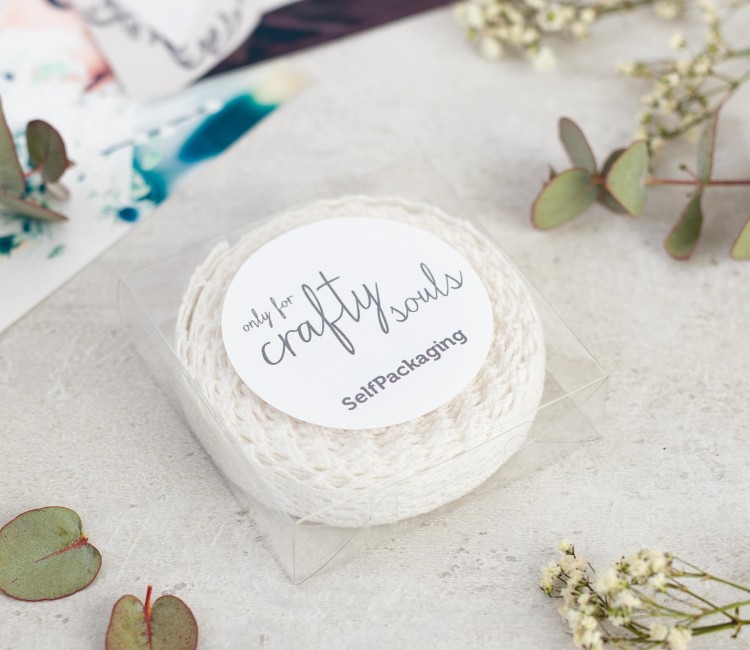 Fabric tape di pizzo ricamato 