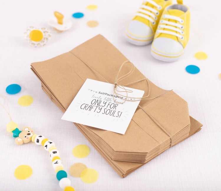 Pack von 20 Zylindrischen Papiertüten