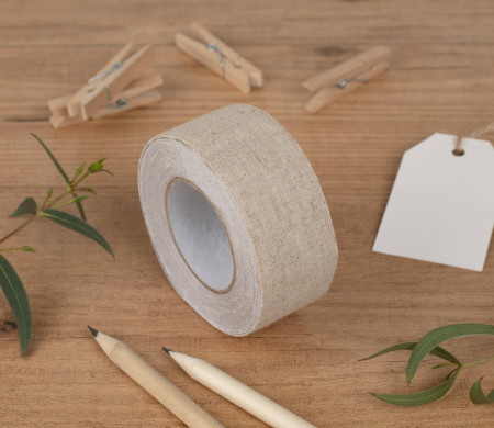 Breites Fabric Tape Aus Leine | SelfPackaging