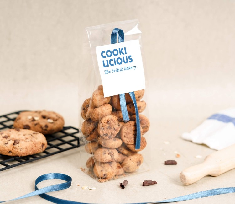 Bolsas de celofán con fondo y fuelle aptas para alimentación Bolsas de celofán con fondo y fuelle aptas para alimentación