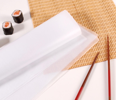  White waxed paper coated on both sides 