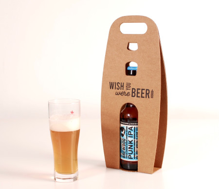 Caja para cerveza individual con impresión Caja para cerveza individual con impresión