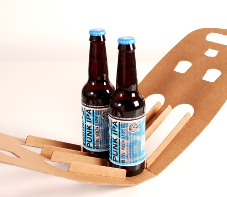 Caja para cervezas con ranura doble Caja para cervezas con ranura doble