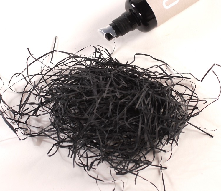 Paper shavings for cardboard boxes