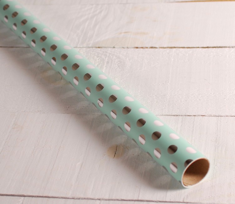 Wrapping paper with foil dots Wrapping paper with foil dots