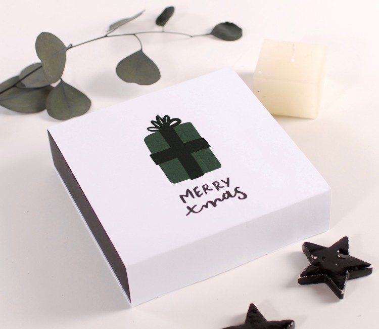 Boite chocolat de noel Personnalisé | SelfPackaging