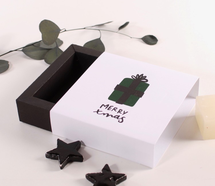 Christmas themed chocolates box 