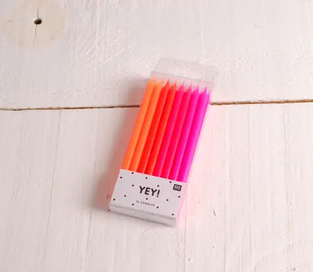 Bougies de Couleur (Anniversaire) | SelfPackaging