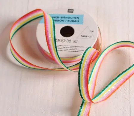 Cinta decorativa arcoíris