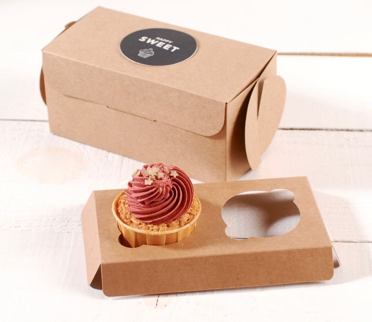 Holder per 2 cupcake, ideale per le pasticcerie