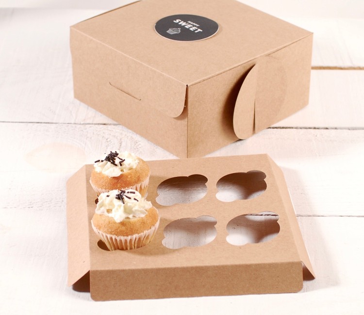 Holder para 6 mini cupcakes, para cajas de repostería Holder para 6 mini cupcakes, para cajas de repostería