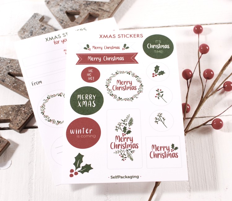 Christmas sticker set