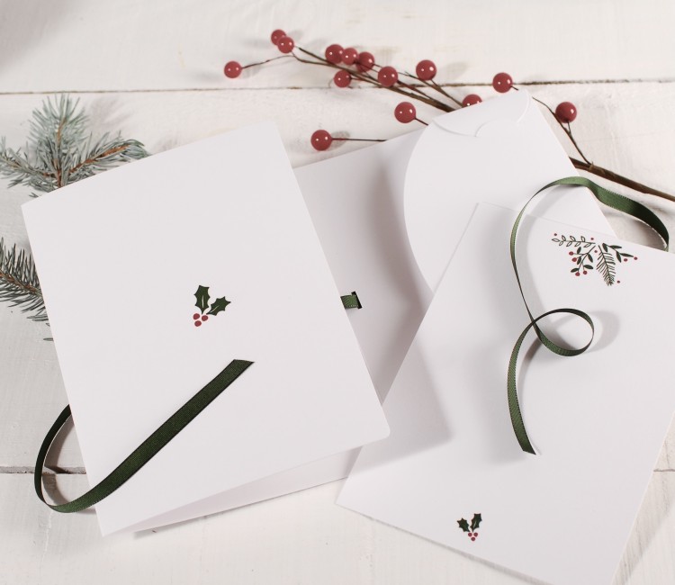 Carpeta para tarjetas de Navidad Carpeta para tarjetas de Navidad