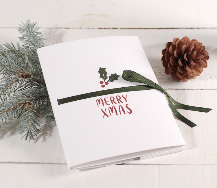 Carpeta para tarjetas de Navidad Carpeta para tarjetas de Navidad