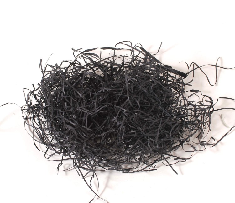 Paper shavings for cardboard boxes