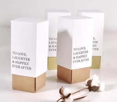 Caja decorada para bodas