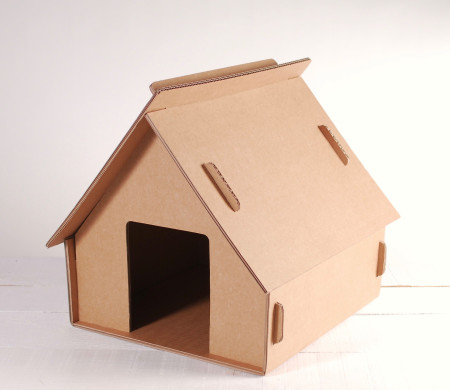 Cardboard house for Children or Cats - Cardboard Toys