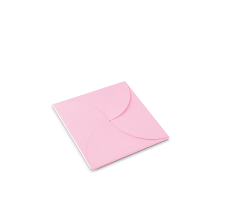 Flat gift box for square cards