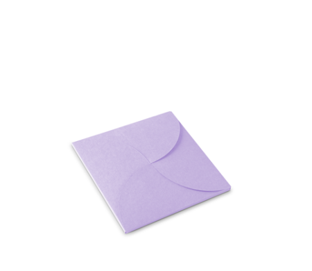 Flat gift box for square cards