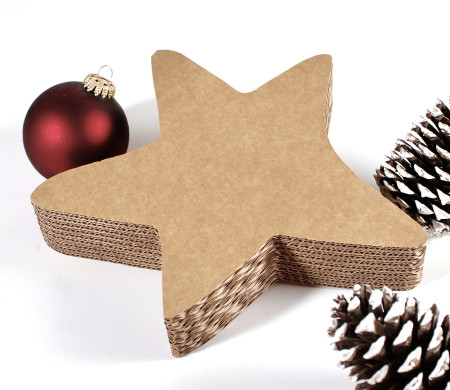 Scatola a forma di stella per Natale